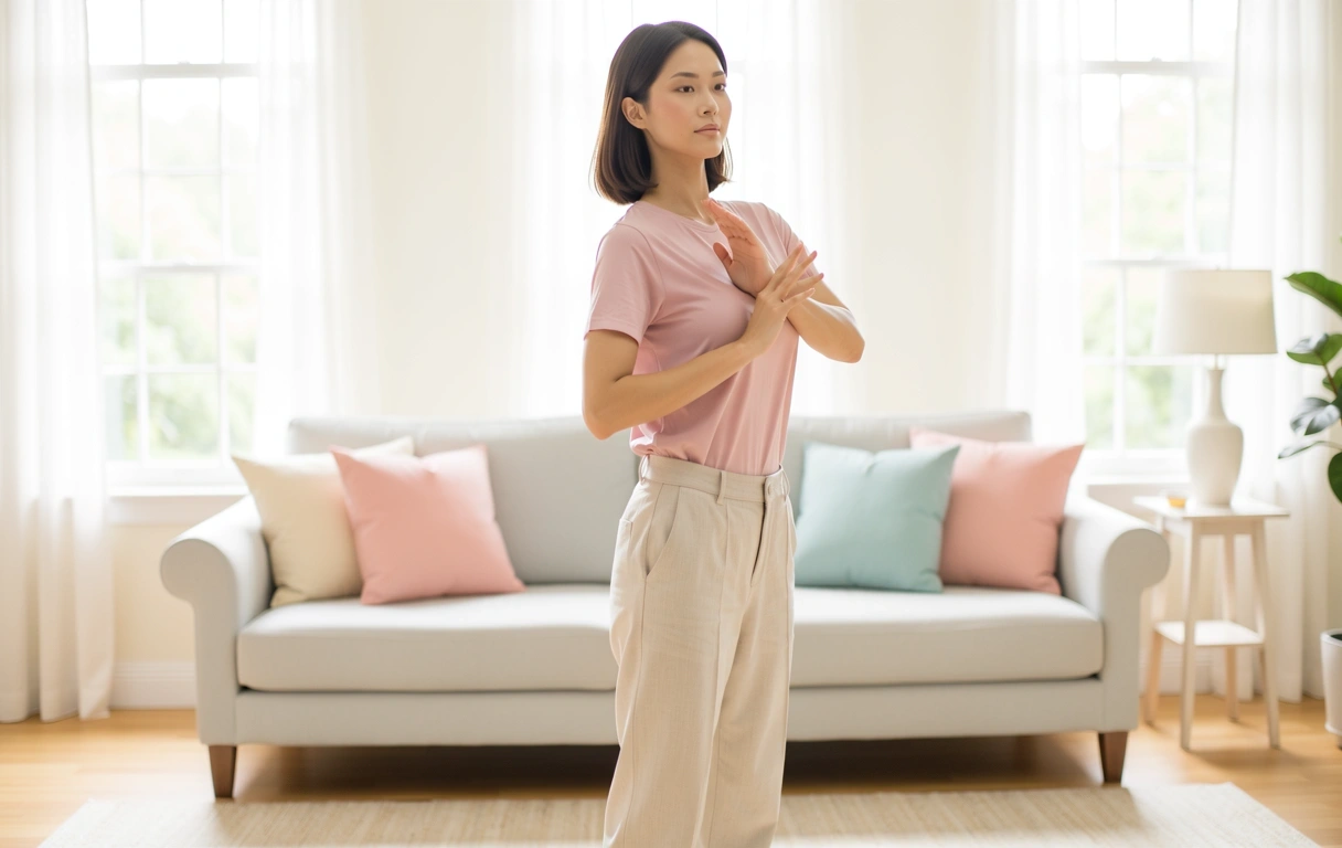 Rotación de tronco matutina